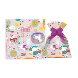 SACO DE PRESENTE UNICÓRNIOS BABY