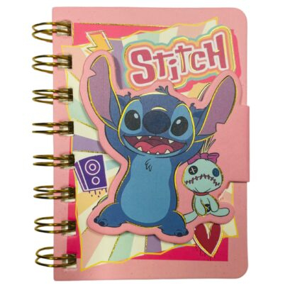 BLOCO DE ANOTAÇÃO ESPIRAL STITCH - Imagem 3