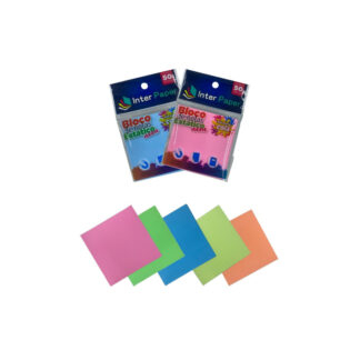 BLOCO DE NOTAS ESTATICO NEON 76X76