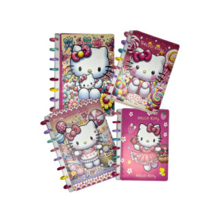 CADERNO ARGOLADO HELLO KITTY