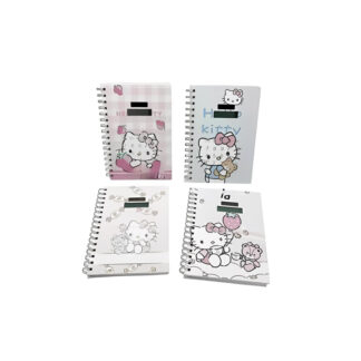 CADERNO C/ CALCULADORA SOLAR HELLO KITTY