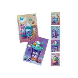 CADERNO CAPA DURA 14X21CM – 58FL PCT 6