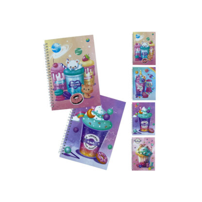 CADERNO CAPA DURA 14X21CM – 58FL PCT 6