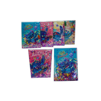 CADERNO STITCH GLITTER