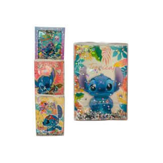 CADERNO STITCH GLITTER