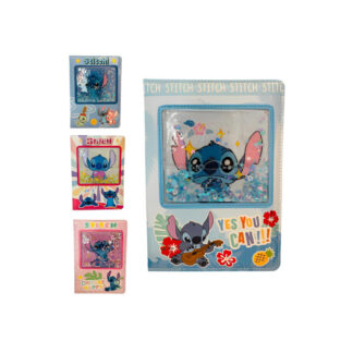 CADERNO STITCH JANELA GLITTER CG