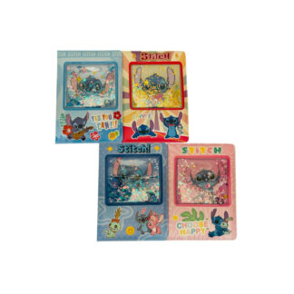 CADERNO STITCH JANELA GLITTER SG