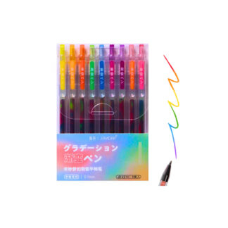 CANETA MULTI COR RETRÁTIL 9 CORES