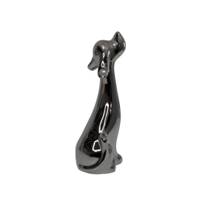 ENFEITE CACHORRO CROMADO