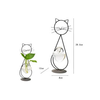 ENFEITE GATO PLANTA AQUÁTICA