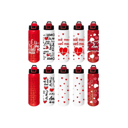 GARRAFA ALUMINIO LOVE 600ML