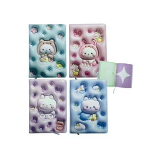 NOTEBOOK 3D ACOLCHOADO GATINHO