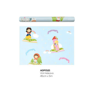 PAPEL AUTO ADESIVO PRINCESAS