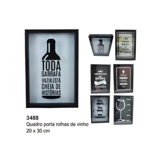 QUADRO PORTA ROLHA