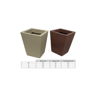 VASO COLUNA QUADRADA M