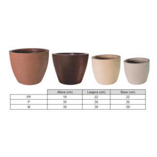 VASO REDONDO BOJO PP
