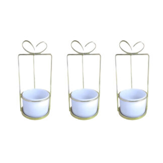 VASO C/ SUPORTE METAL