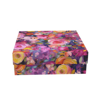 CAIXA DE PRESENTE FLORAL