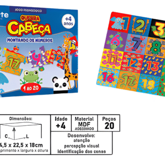 QUEBRA CABEÇA MONTANDO NÚMEROS