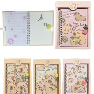 DIÁRIO CAPIVARA COM CADEADO