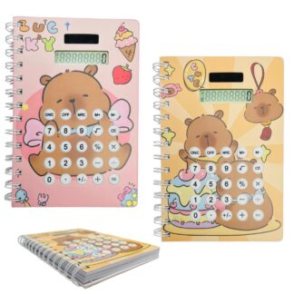 CADERNO CALCULADORA A5 CAPIVARA