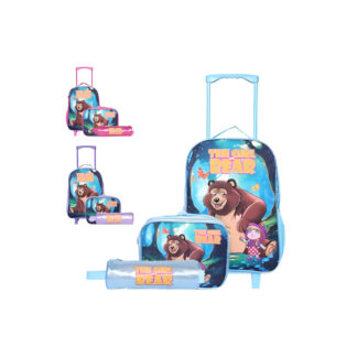 KIT MOCHILA GIRL BEAR