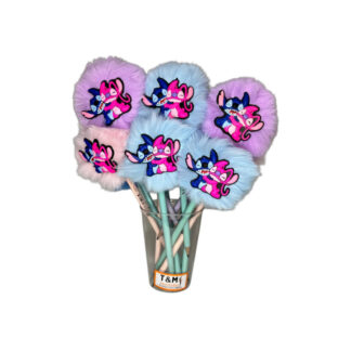 LÁPIS POMPOM STITCH E ANGEL IV