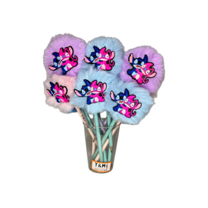 LÁPIS POMPOM STITCH E ANGEL IV
