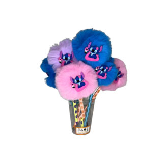 LÁPIS POMPOM STITCH FLAMINGO