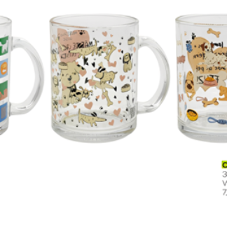 CANECA DE VIDRO MÃE DE PET