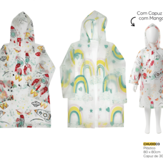 CAPA DE CHUVA INFANTIL