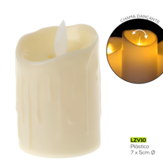 VELAS DE LED COM CHAMA DANÇANTE