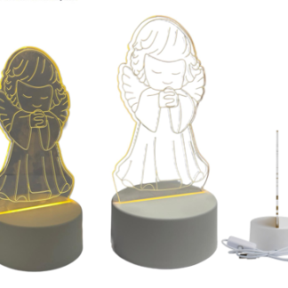 LUMINÁRIA ANJO PLACA 20 CM