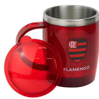 CANECA C/ TAMPA TERMICA – 450 ML
