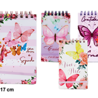 BLOCO DE NOTAS BORBOLETA